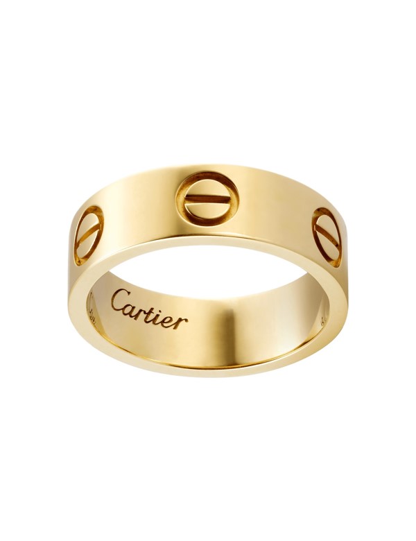 cartier love yellow gold ring