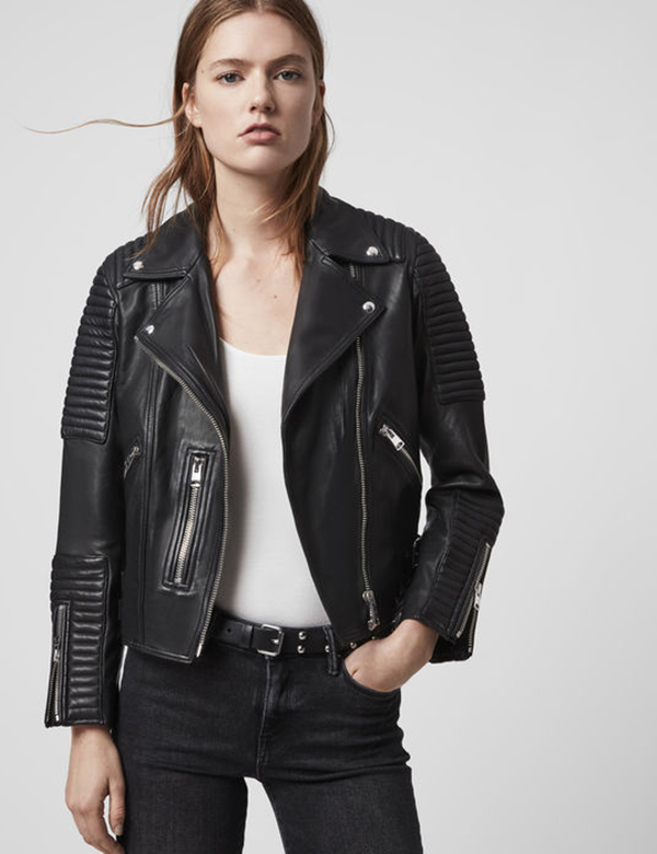 all saints estella leather biker jacket